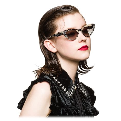 miu miu sunglasses cateye|miu miu runway sunglasses.